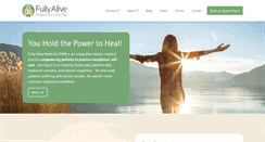 Desktop Screenshot of fullyalivemedicine.com